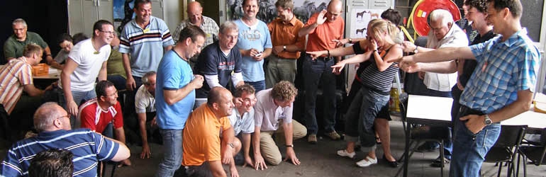 Nieuw Indoor Teambuilding Spellen met acteurs: spannend & spiegelend DG-23