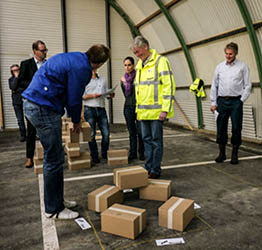 teambuilding spel werken met veiligheid