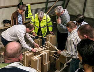 teambuilding spel veiligheid en  bouw